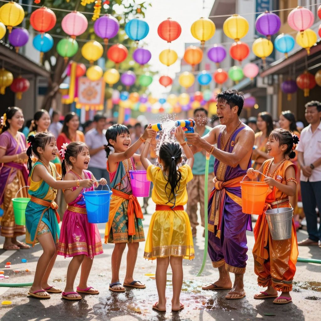 Тайский новый год 2026: огонь, вода и богиня на кабане