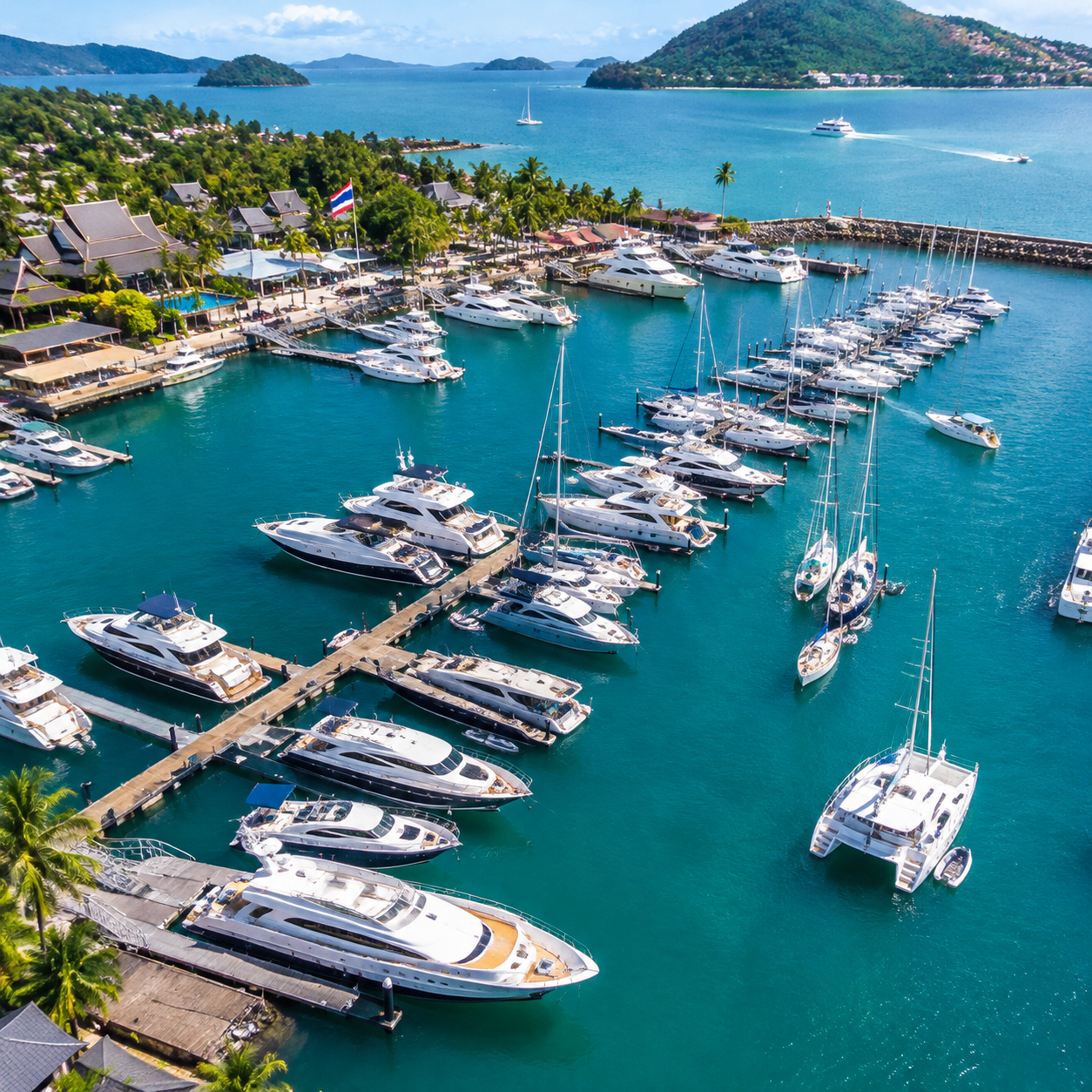 Марины Пхукета: почему суперъяхты выбирают Пхукет?